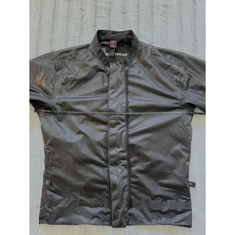 Firstgear Mesh-Tex Black Motorcycle Riding Jacket Removable Liner Men’s Medium